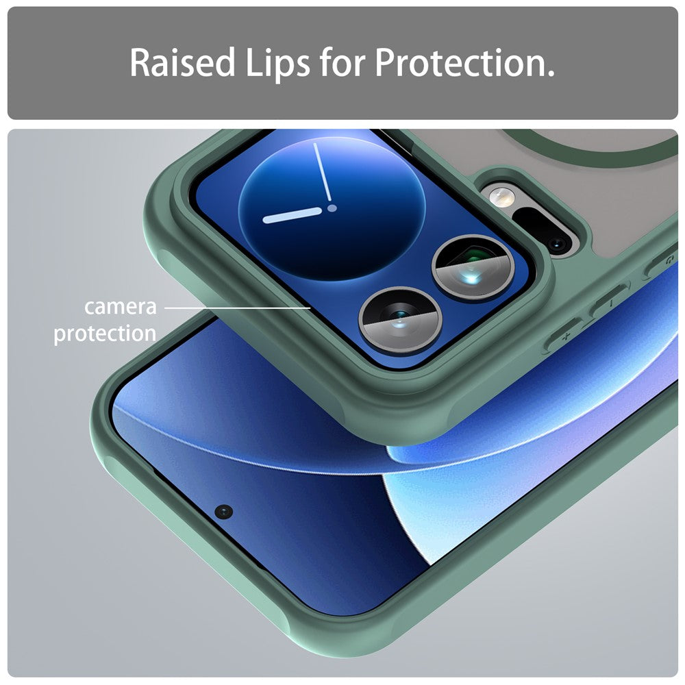 For Xiaomi 17 Pro Max Case Magnetic Anti Drop PC + TPU Phone Cover