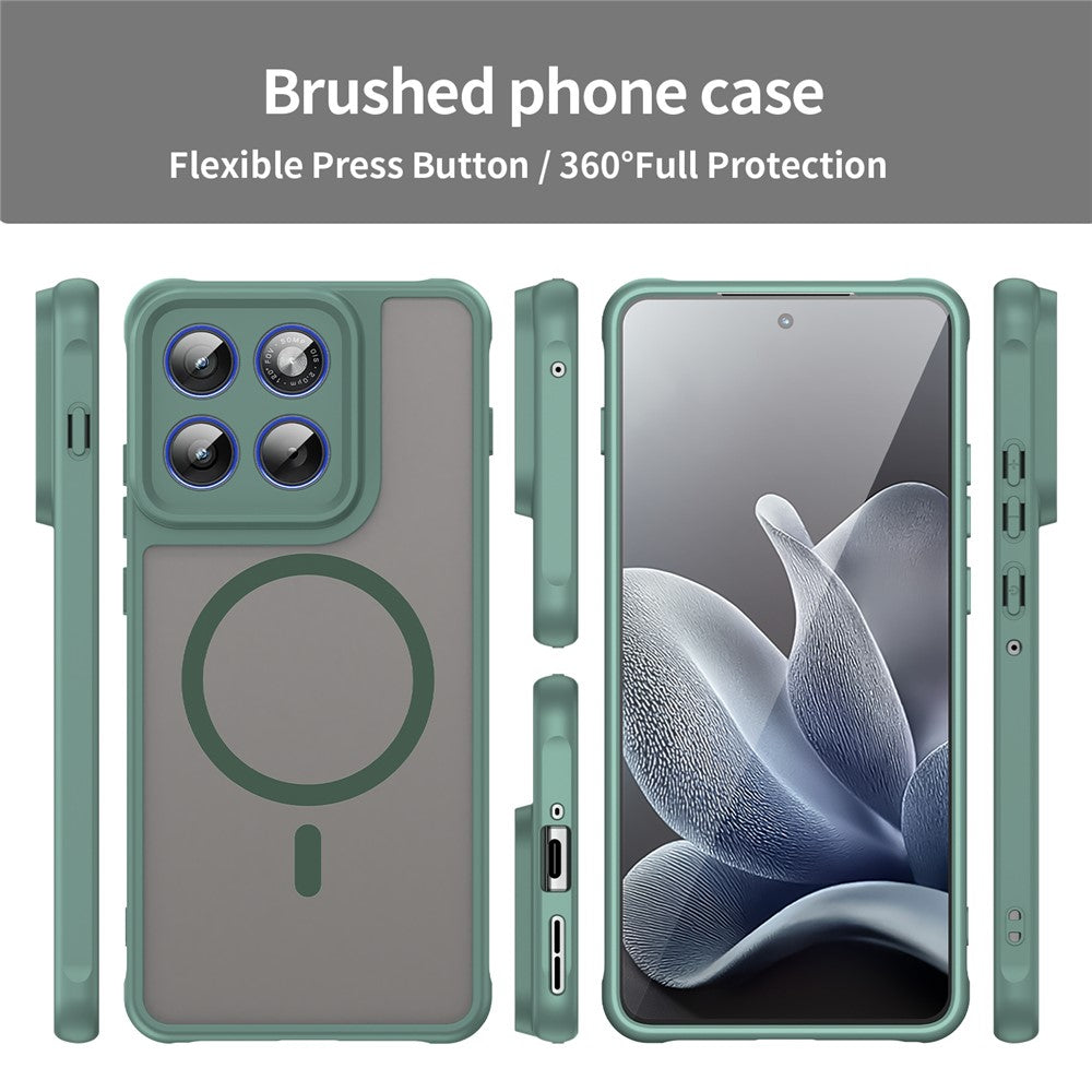 Til Motorola Edge 70 5G Magnetisk Cover Anti-fald PC + TPU Telefoncover