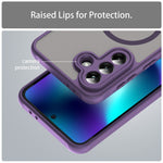 For Samsung Galaxy A37 5G Magnetic Case Anti Drop PC + TPU Phone Cover