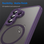 For Samsung Galaxy A37 5G Magnetic Case Anti Drop PC + TPU Phone Cover
