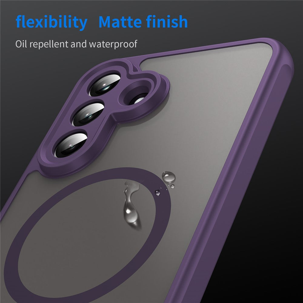 For Samsung Galaxy A37 5G Magnetic Case Anti Drop PC + TPU Phone Cover