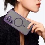 For Samsung Galaxy A37 5G Magnetic Case Anti Drop PC + TPU Phone Cover