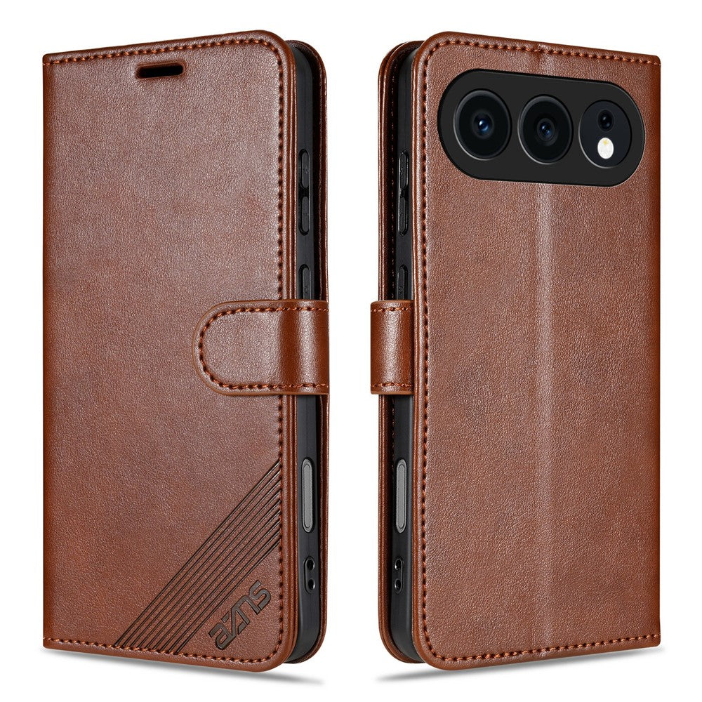 AZNS For Honor 500 5G Case Anti-Scratch PU Leather Stand Wallet Phone Cover