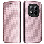 For Xiaomi Redmi Note 15 Pro 4G (Global) Case Carbon Fiber Texture Drop-Proof PU Leather Phone Cover