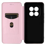 For Xiaomi Redmi Note 15 Pro 4G (Global) Case Carbon Fiber Texture Drop-Proof PU Leather Phone Cover