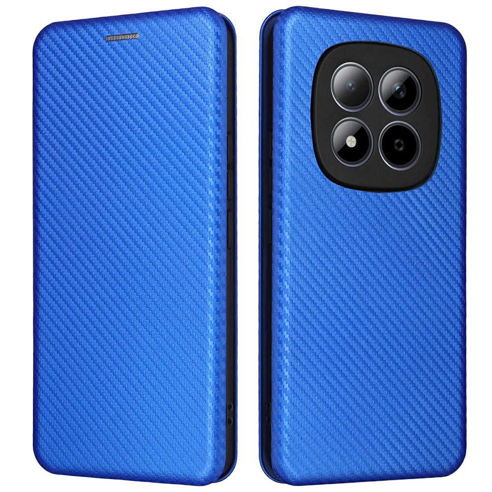 For Xiaomi Redmi Note 15 Pro 4G (Global) Case Carbon Fiber Texture Drop-Proof PU Leather Phone Cover