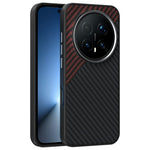 ABEEL For Honor Magic8 Pro 5G Magnetic Case Carbon Fiber Texture Phone Back Cover
