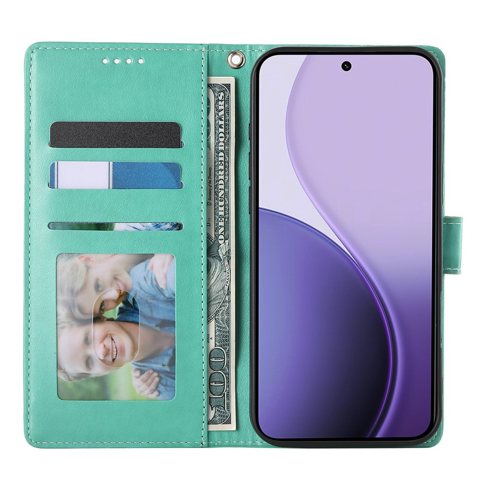 Samsung Galaxy S26 Ultra Plånboksfodral Fjärilsblommigt Mönster PU-läder Mobilskal med Handledsrem