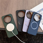 For Huawei Mate 80 Magnetic Case Litchi Texture PU Leather + TPU Phone Back Cover