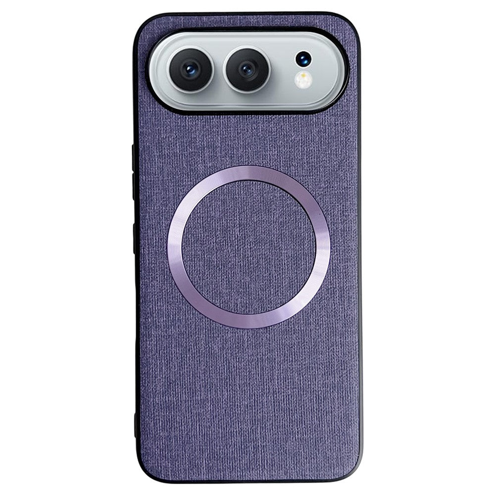 For Honor 500 5G Magnetisk Etui Stødsikkert TPU + Stof Bagside Telefoncover