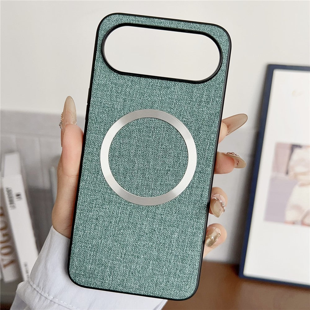For Honor 500 5G Magnetisk Etui Stødsikkert TPU + Stof Bagside Telefoncover