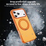 Til iPhone 18 Pro Max / 17 Pro Max Magnetisk Cover med Kickstand Dobbeltfarvet Beskyttende Anti-fald Telefoncover