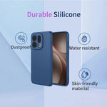 For Oppo Find X9 5G Case Liquid Silicone Feel Soft TPU Protective Phone Cover