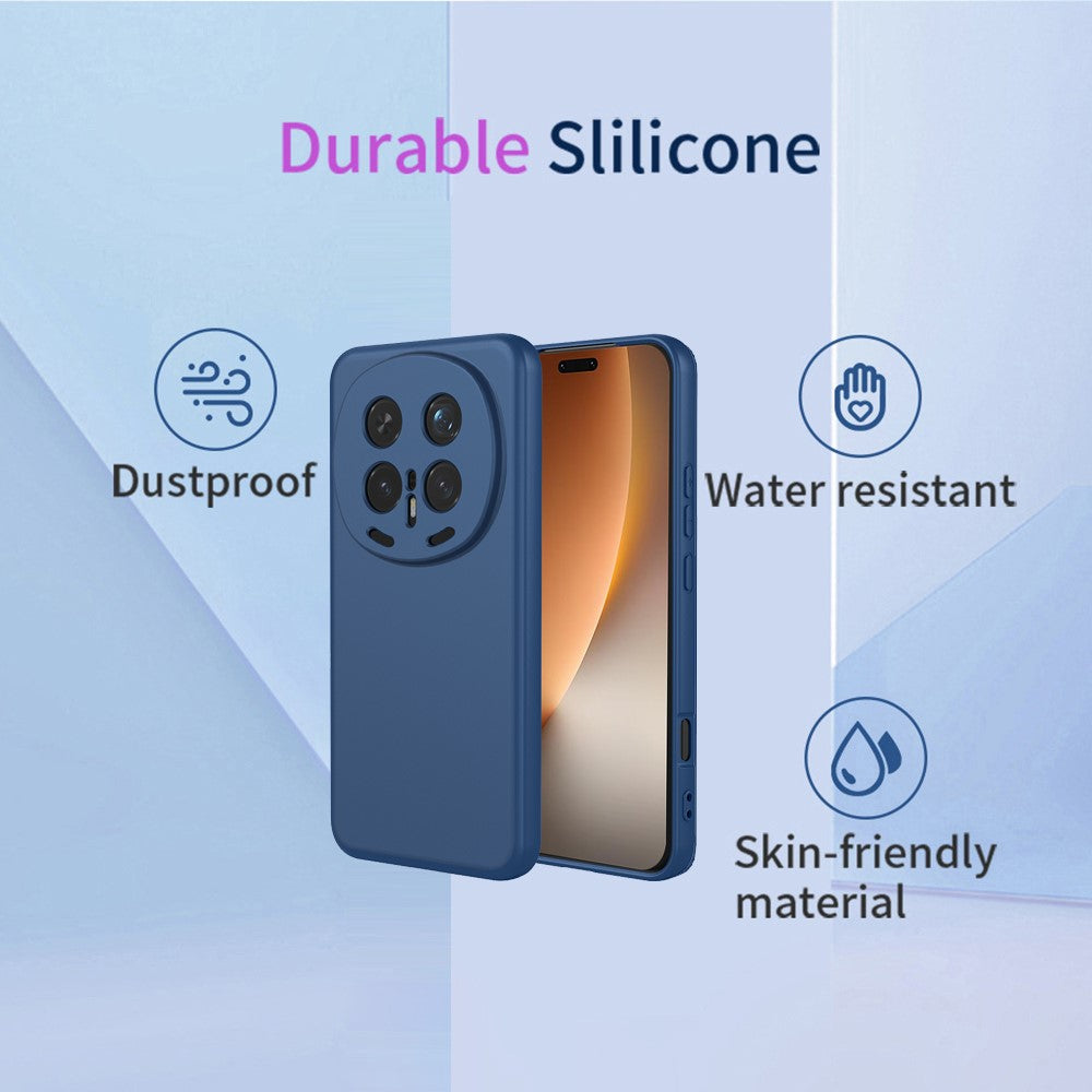 For Honor Magic8 Pro 5G Case Liquid Silicone Feel Soft TPU Protective Phone Cover