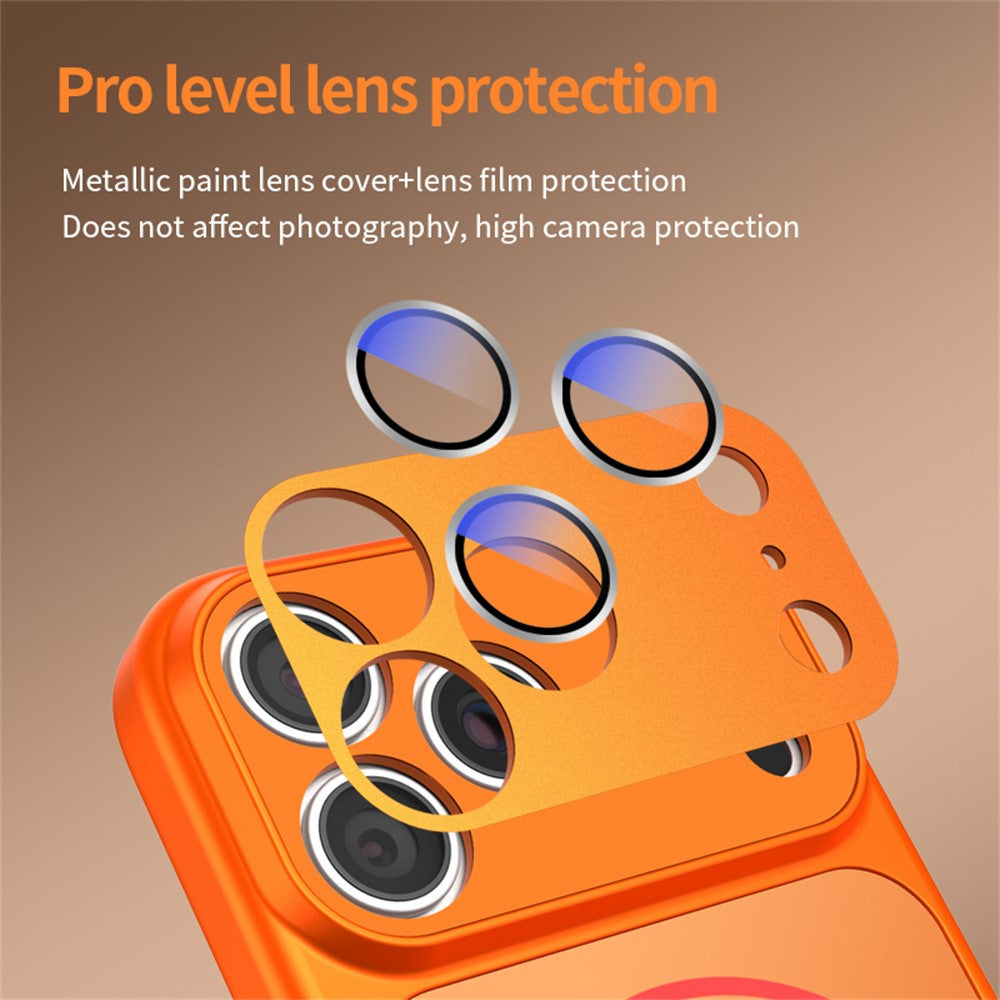 For iPhone 18 Pro Max / 17 Pro Max Case Compatible with MagSafe Skin-touch PC + Silicone Phone Cover with Lens Film