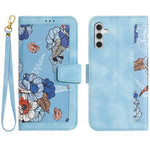For Samsung Galaxy S26+ Case PU Leather Floral Phone Cover with Card Slots