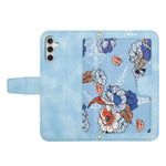 For Samsung Galaxy S26+ Case PU Leather Floral Phone Cover with Card Slots