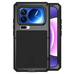 LOVE MEI For Xiaomi 17 Pro Case Tempered Glass Screen Protector Metal + Silicone Phone Cover