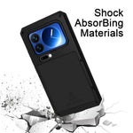 LOVE MEI For Xiaomi 17 Pro Case Tempered Glass Screen Protector Metal + Silicone Phone Cover