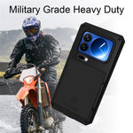 LOVE MEI For Xiaomi 17 Pro Case Tempered Glass Screen Protector Metal + Silicone Phone Cover