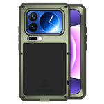 LOVE MEI For Xiaomi 17 Pro Case Tempered Glass Screen Protector Metal + Silicone Phone Cover