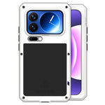LOVE MEI For Xiaomi 17 Pro Case Tempered Glass Screen Protector Metal + Silicone Phone Cover