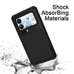 LOVE MEI For Xiaomi 17 Pro Max Case Tempered Glass Screen Protector Metal + Silicone Phone Cover