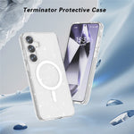 AMORUS For Samsung Galaxy S25+ Glitter Powder PC + TPU Phone Cover