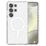 AMORUS til Samsung Galaxy S25 Ultra Magnetisk Etui Glitterpulver PC + TPU Telefoncover