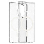 AMORUS For Samsung Galaxy S24 Ultra Magnetic Case Glitter Powder PC + TPU Phone Cover