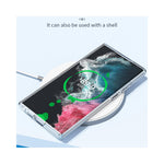 AMORUS For Samsung Galaxy S24 Ultra Magnetic Case Glitter Powder PC + TPU Phone Cover