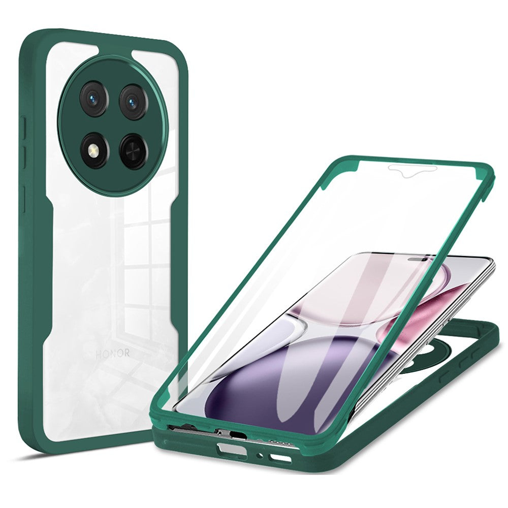 Phone Case For Honor X9c 5G  /  X60 Pro 5G Acrylic + TPU Clear Phone Cover with PET Screen Film