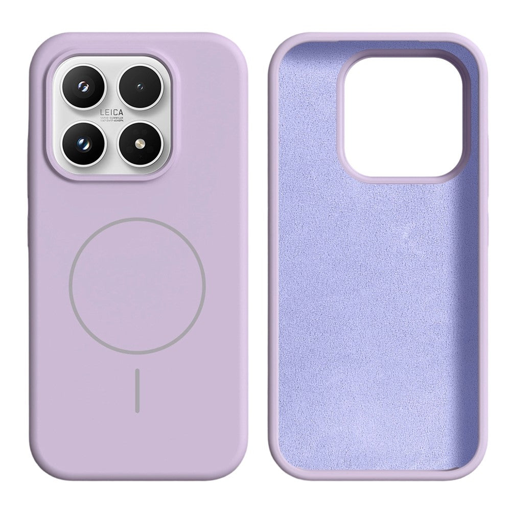 For Xiaomi 17 Magnetic Case Skin-Friendly Liquid Silicone + PC Phone Cover