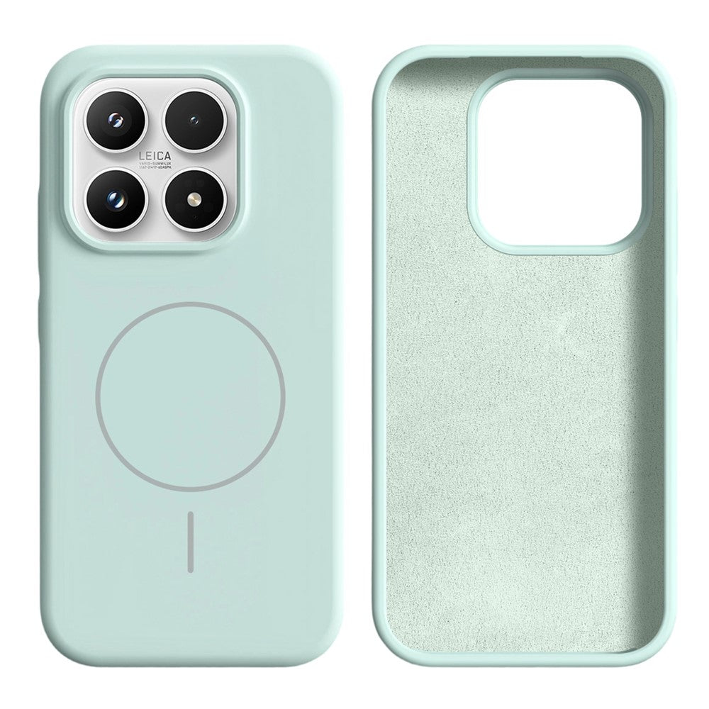 For Xiaomi 17 Magnetic Case Skin-Friendly Liquid Silicone + PC Phone Cover