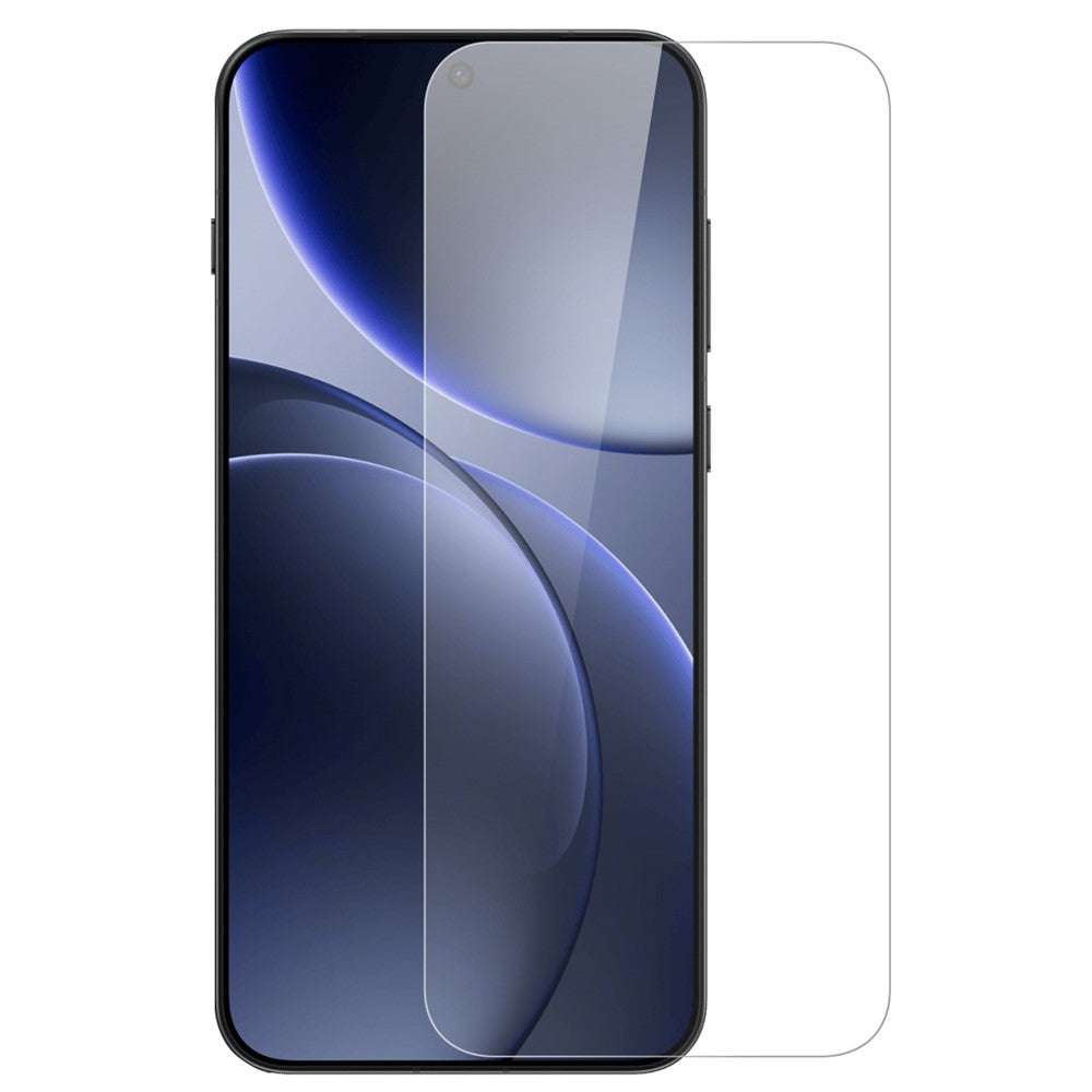 NORTHJO For Oppo Find X9 5G Case Soft TPU Clear Phone Cover with Tempered Glass Screen Protector (Support Fingerprint Unlock)