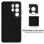 Til Samsung Galaxy S26 Ultra Flydende Silikone Cover Telefon Bagside med Håndrem