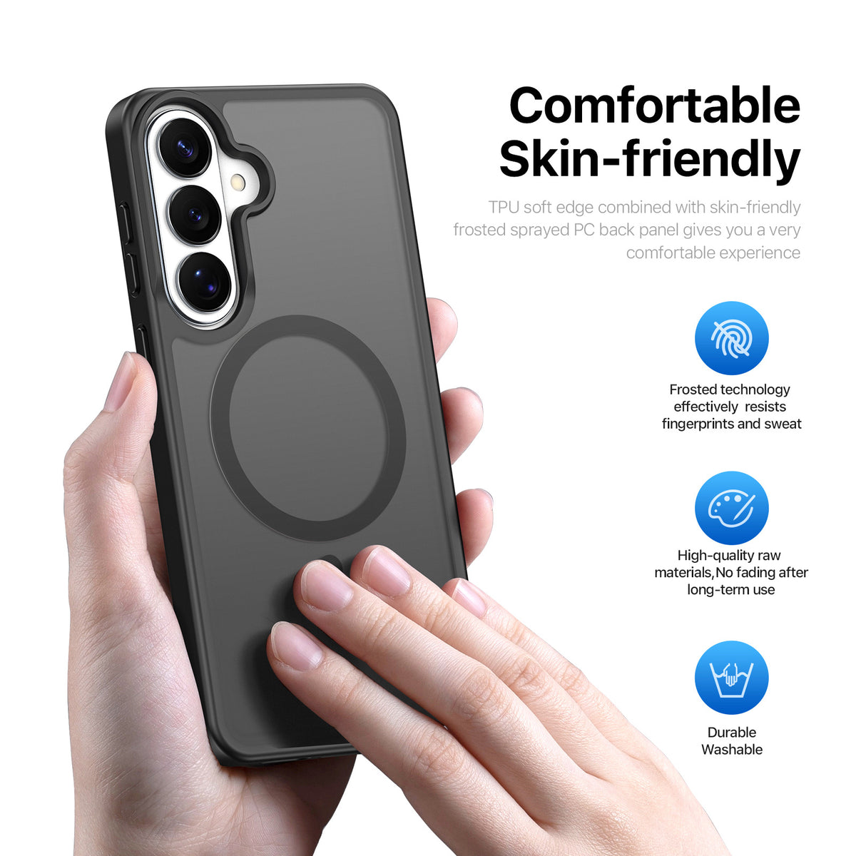 DUX DUCIS For Samsung Galaxy S26 Magnetic Case  Yind Series PC+TPU Phone Cover