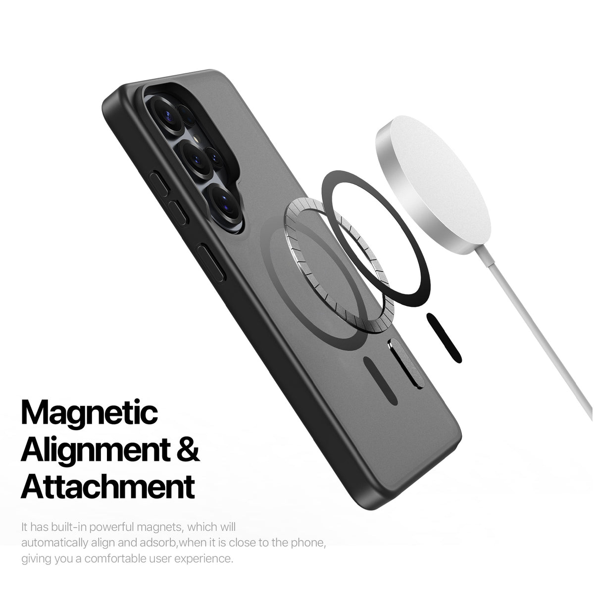 DUX DUCIS til Samsung Galaxy S26 Ultra magnetisk cover i Yind-serien, PC+TPU-mobilcover