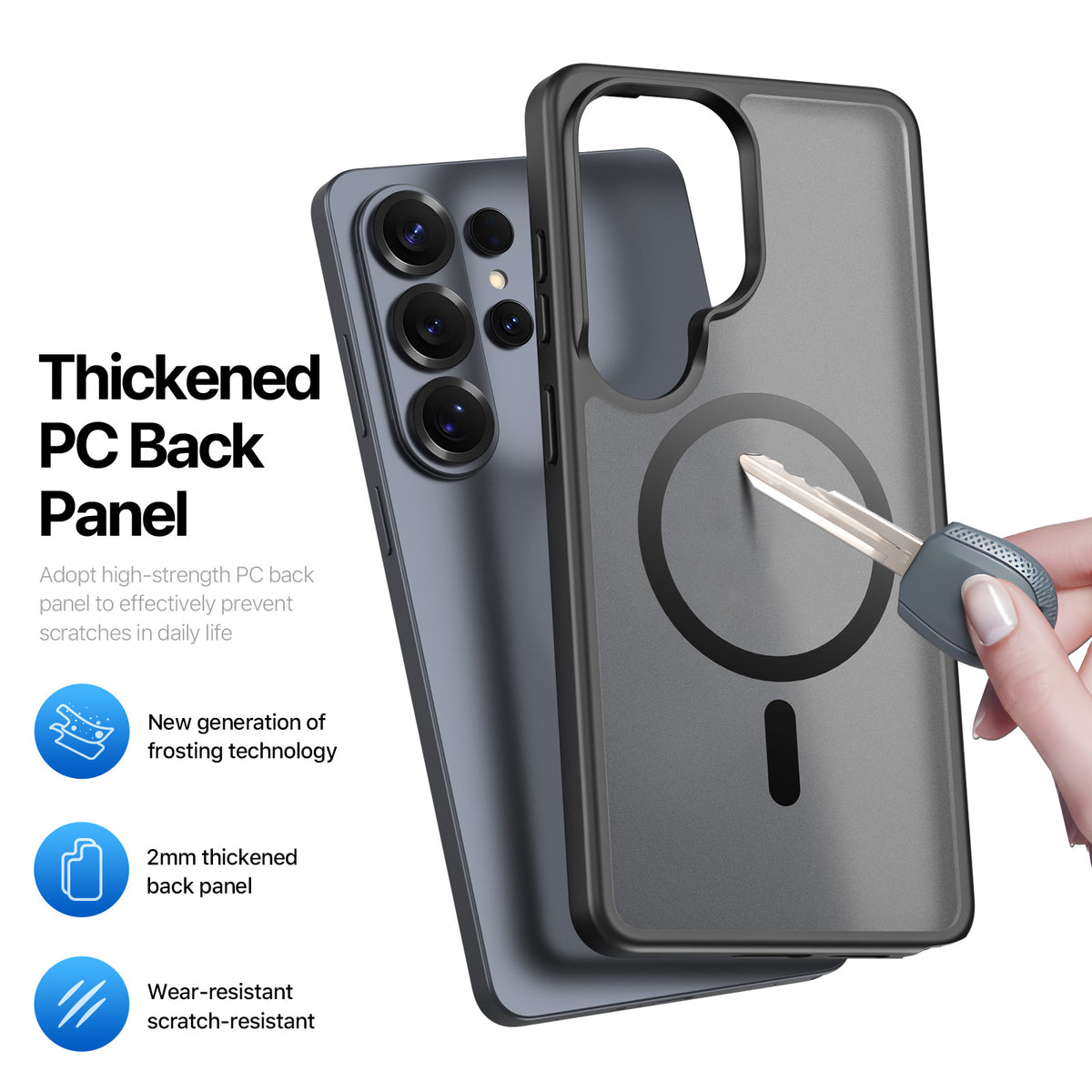 DUX DUCIS For Samsung Galaxy S26 Ultra Magnetic Case  Yind Series PC+TPU Phone Cover