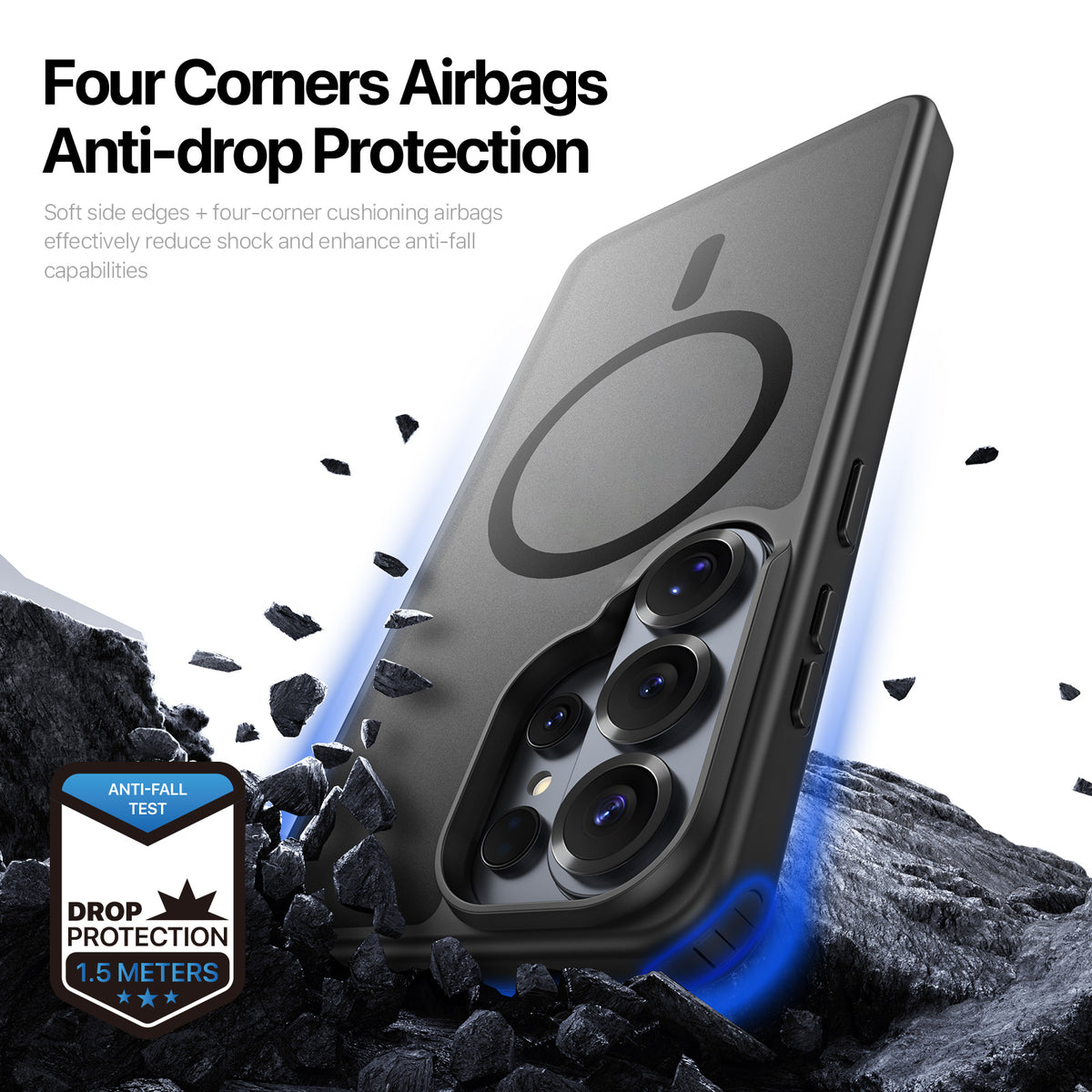 DUX DUCIS til Samsung Galaxy S26 Ultra magnetisk cover i Yind-serien, PC+TPU-mobilcover