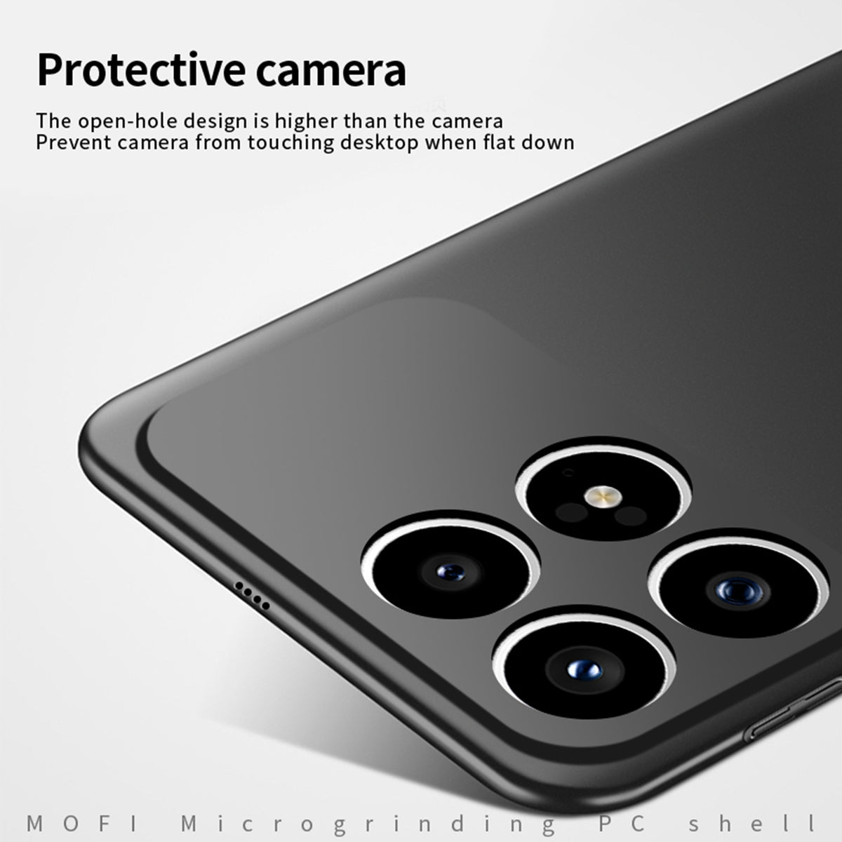 MOFI För Xiaomi Redmi K90 5G mobilskal Shield Matte Series Ultra Slim PC Skyddande Skal