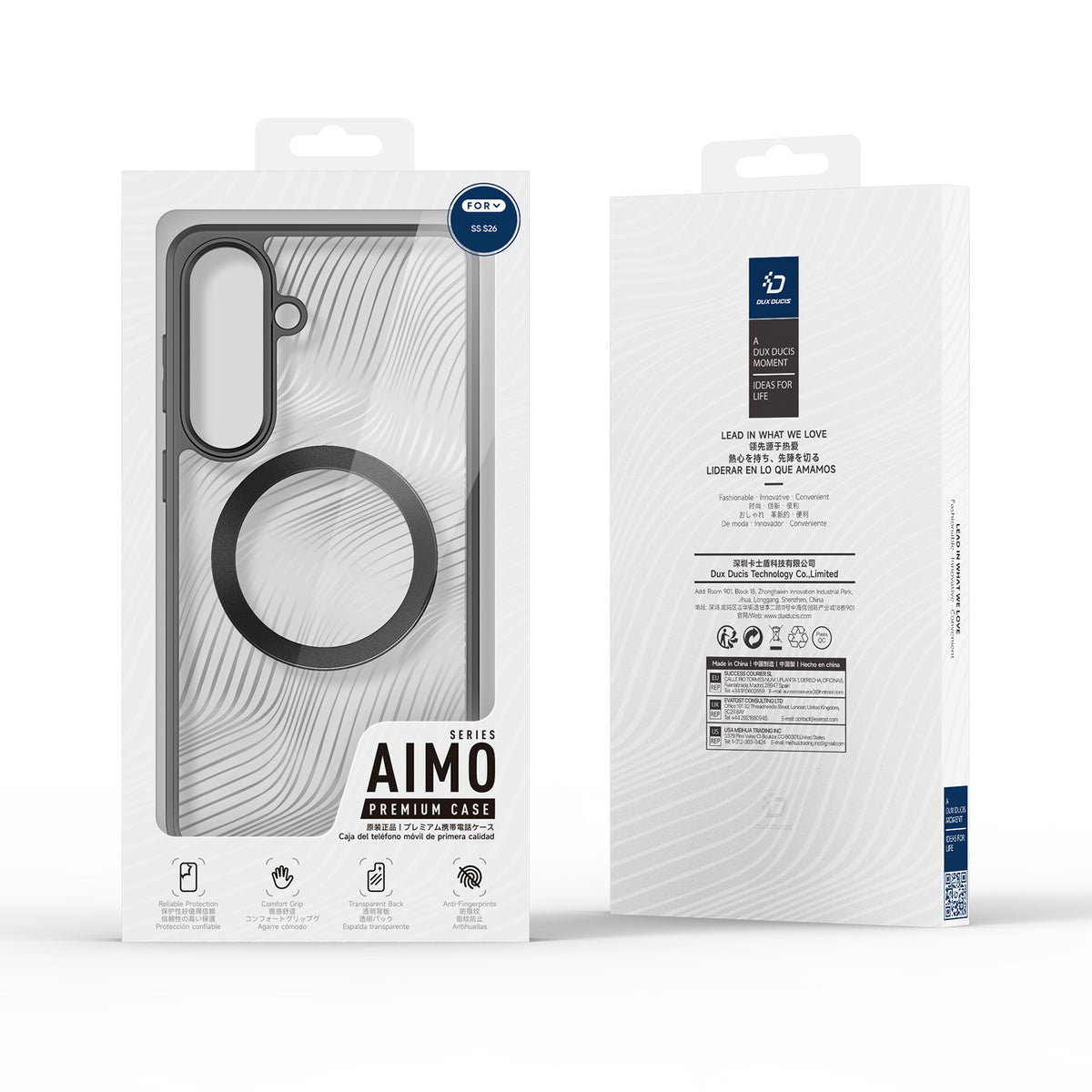 DUX DUCIS For Samsung Galaxy S26 Magnetic Case  Aimo Series PC+TPU Slim Cover (REACH Certification)