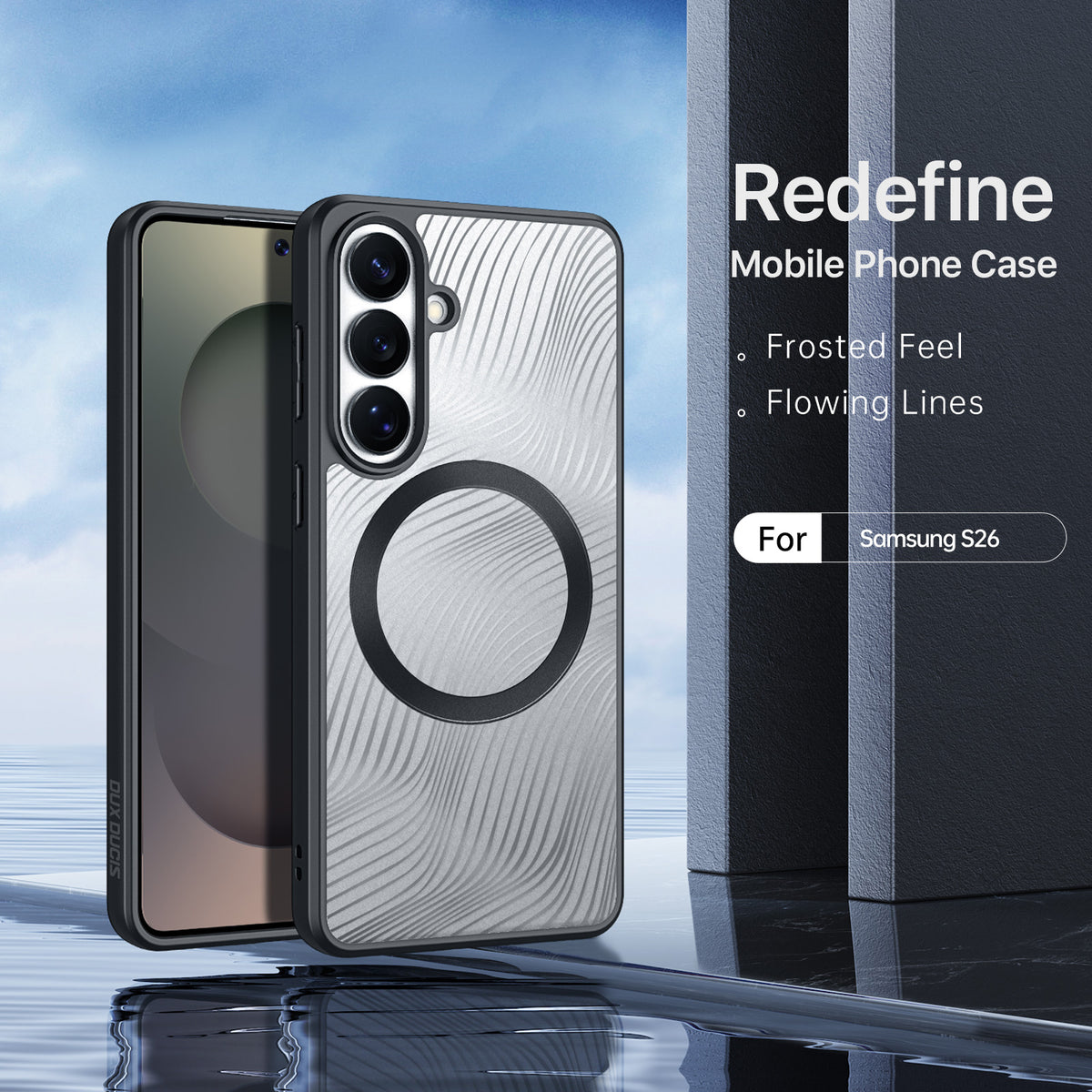 DUX DUCIS For Samsung Galaxy S26 Magnetic Case  Aimo Series PC+TPU Slim Cover (REACH Certification)