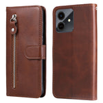 For Honor Play10 4G PU Leather Cases with Zipper Pocket Wallet Phone Cover Stand
