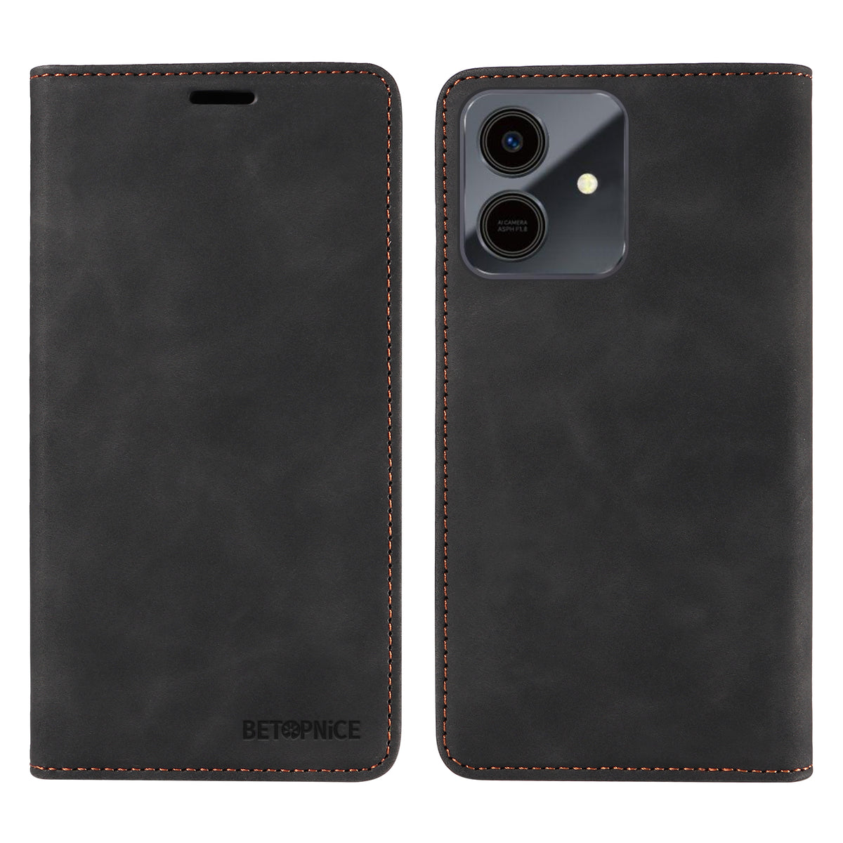 BETOPNICE For Honor Play10 4G Cover Magnetisk Lukning RFID-Blokering Pung Stativ Læder Telefonetui