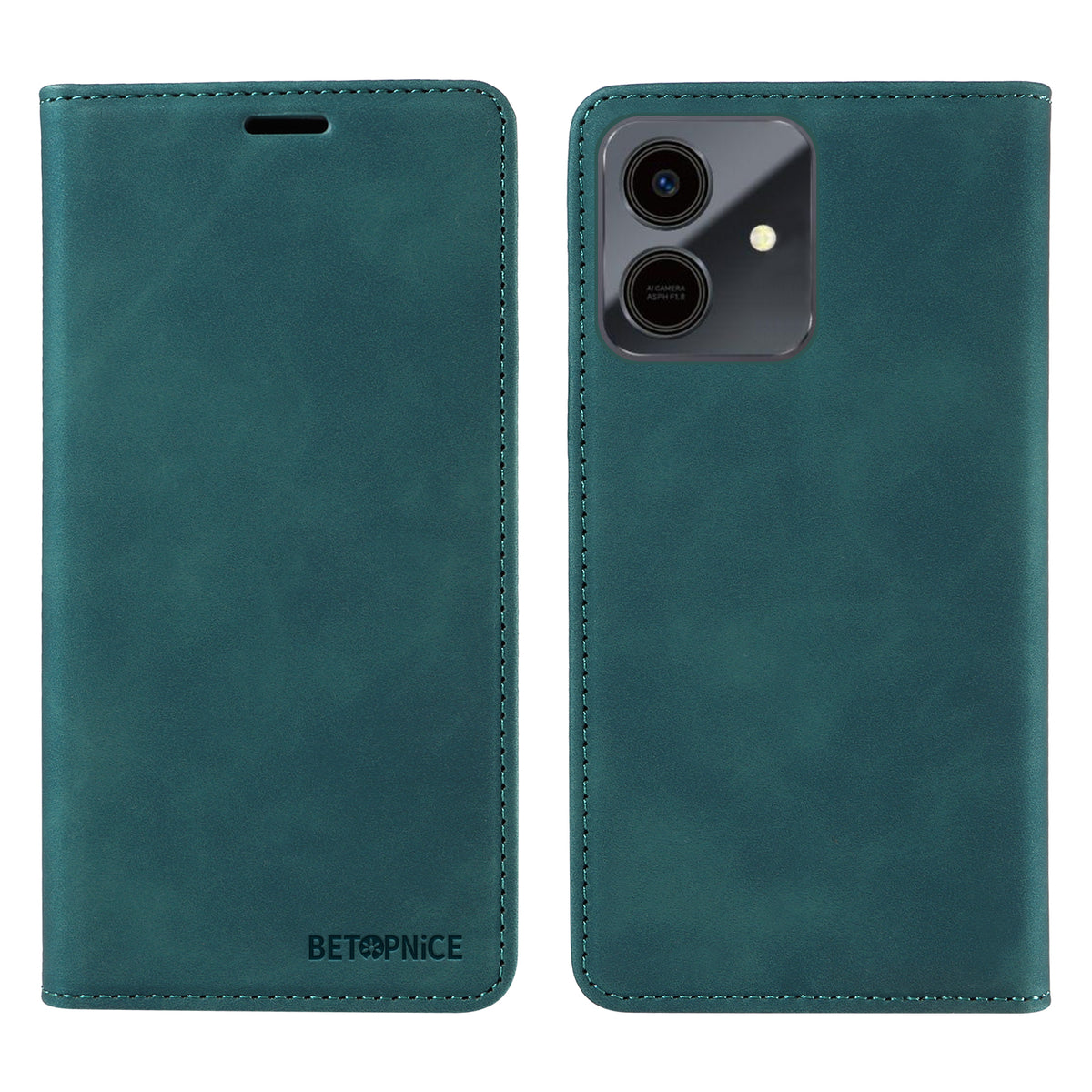 BETOPNICE For Honor Play10 4G Cover Magnetisk Lukning RFID-Blokering Pung Stativ Læder Telefonetui