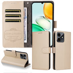 For Honor Play10 4G Case RFID Blocking 3 Card Slots PU Leather Phone Cover with Wrist Strap