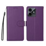 For Honor Play10 4G Case RFID Blocking 3 Card Slots PU Leather Phone Cover with Wrist Strap