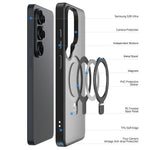 DUX DUCIS For Samsung Galaxy S26 Ultra Magnetic Case  Yind Series Kickstand PC TPU Matte Phone Cover