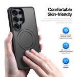 DUX DUCIS For Samsung Galaxy S26 Ultra Magnetic Case  Yind Series Kickstand PC TPU Matte Phone Cover